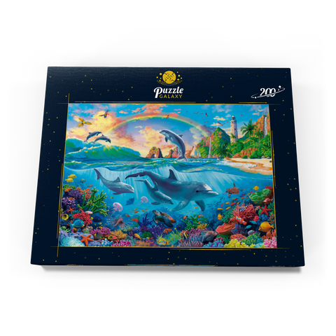 Dolphins in the Ocean 200 Puzzle Schachtel Ansicht3