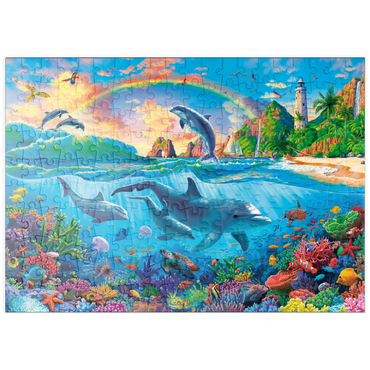 puzzleplate Dolphins in the Ocean 200 Puzzle