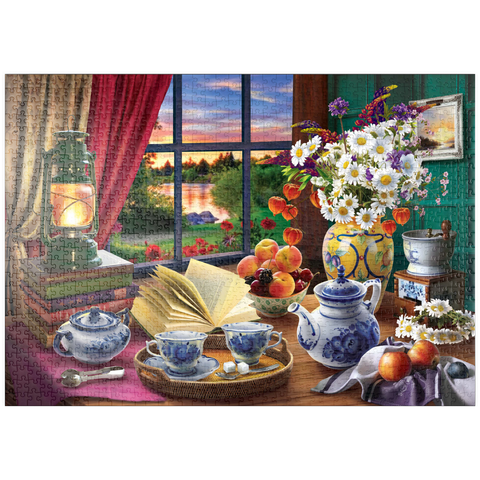 puzzleplate Evening Tea Party 1000 Puzzle