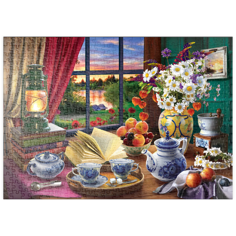 puzzleplate Evening Tea Party 500 Puzzle