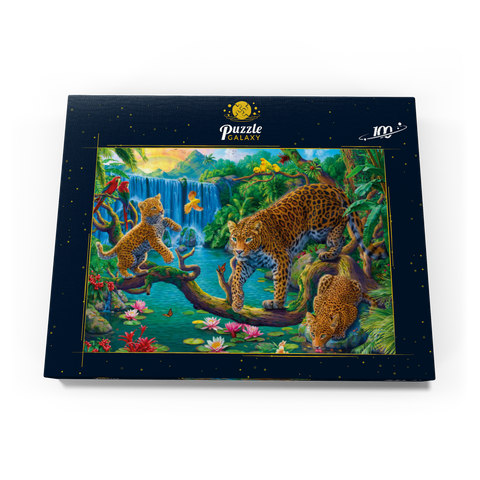 The Leopard Family 100 Puzzle Schachtel Ansicht3