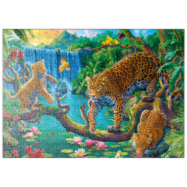 puzzleplate The Leopard Family 200 Puzzle
