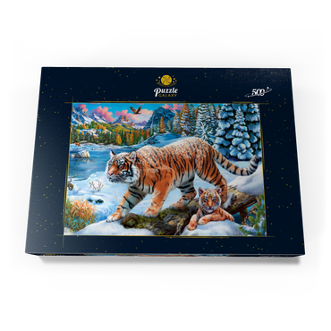 Winter Tigers 500 Puzzle Schachtel Ansicht3