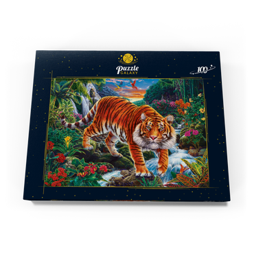 Stalking Tiger 100 Puzzle Schachtel Ansicht3