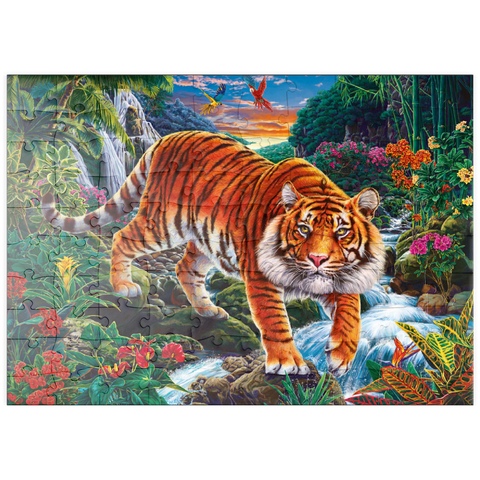 puzzleplate Stalking Tiger 100 Puzzle