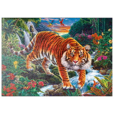 puzzleplate Stalking Tiger 500 Puzzle