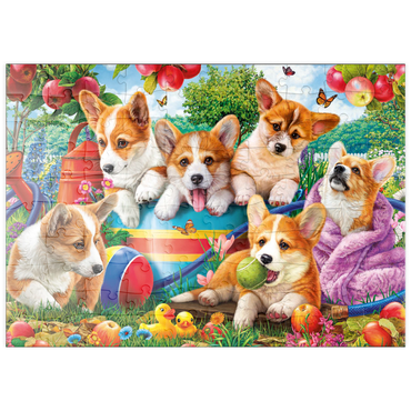 puzzleplate Cute Puppies 100 Puzzle