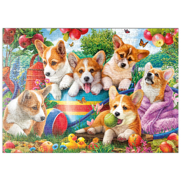 puzzleplate Cute Puppies 500 Puzzle