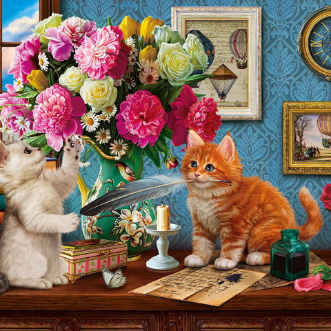 Petals & Paws 500 Puzzle 3D Modell