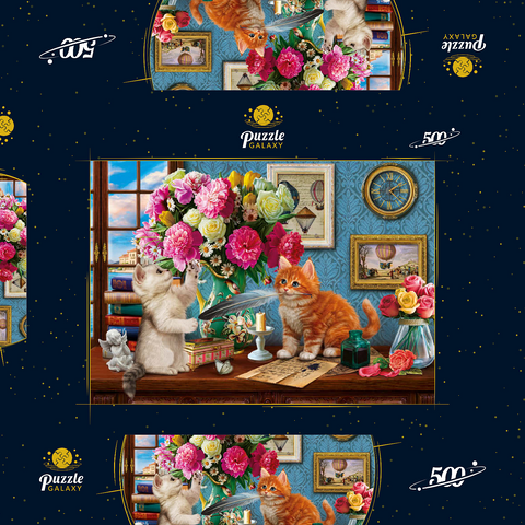 Petals & Paws 500 Puzzle Schachtel 3D Modell