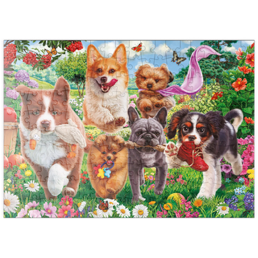puzzleplate Running Puppies 200 Puzzle