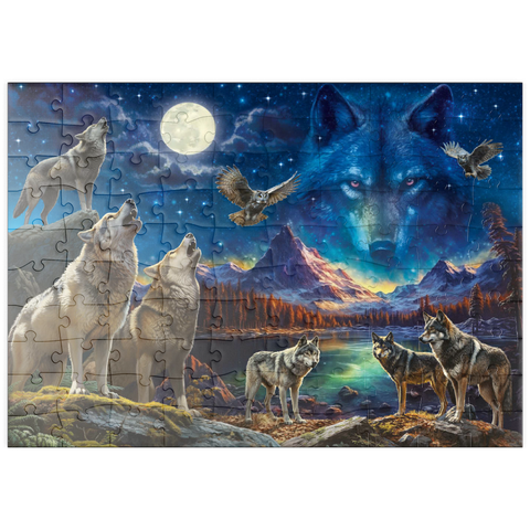 puzzleplate The Beauty of Wolves 100 Puzzle