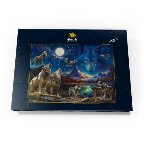 The Beauty of Wolves 500 Puzzle Schachtel Ansicht3
