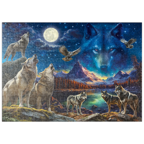 puzzleplate The Beauty of Wolves 500 Puzzle