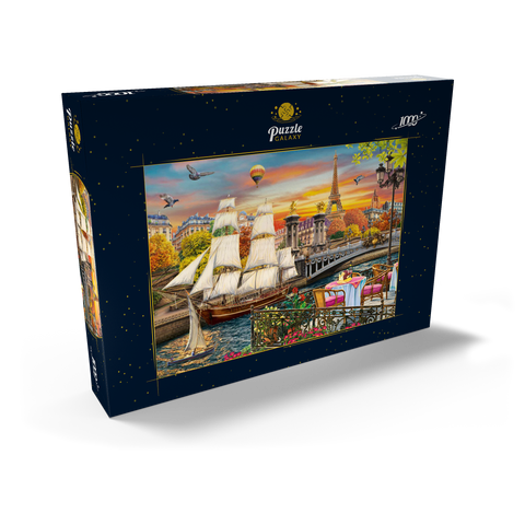 Sailboat in Paris 1000 Puzzle Schachtel Ansicht2