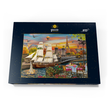 Sailboat in Paris 1000 Puzzle Schachtel Ansicht3