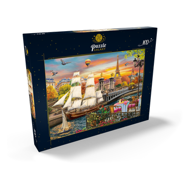 Sailboat in Paris 100 Puzzle Schachtel Ansicht2