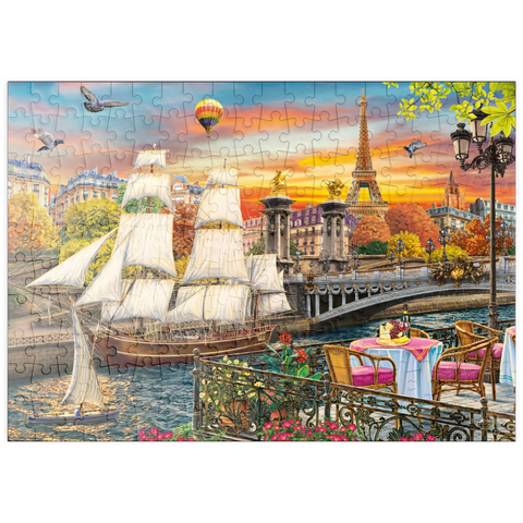 puzzleplate Sailboat in Paris 200 Puzzle