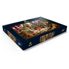 Darstellung des Puzzle Motivs Die Wacht der Eulen - Puzzleteile: 100