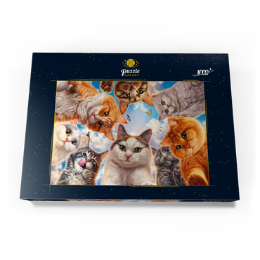Cat Selfie 1000 Puzzle Schachtel Ansicht3