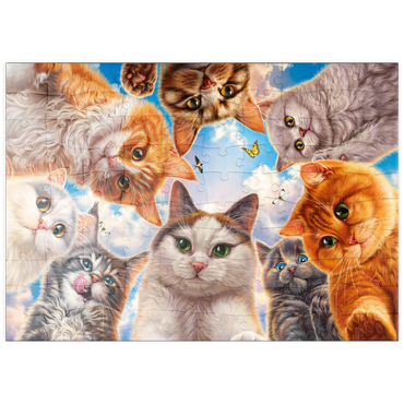 puzzleplate Cat Selfie 100 Puzzle