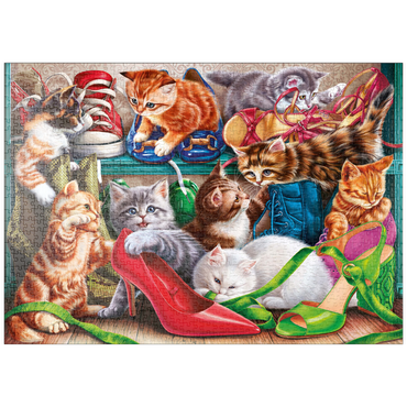 puzzleplate Kitten Shoes 1000 Puzzle