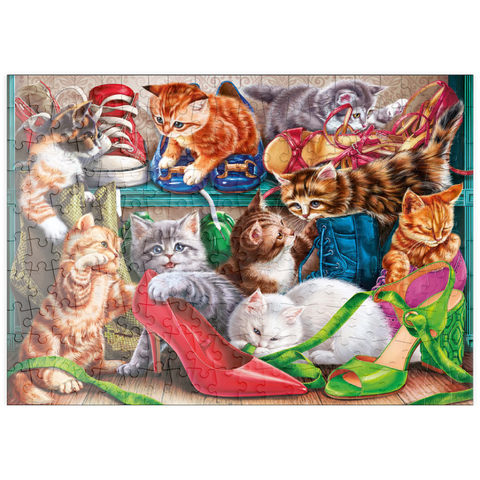 puzzleplate Kitten Shoes 200 Puzzle