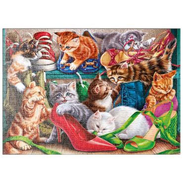 puzzleplate Kitten Shoes 500 Puzzle
