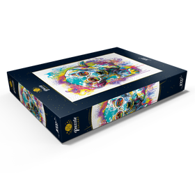 Alternative Darstellung des Puzzle-Motivs Labor-Augen – Puzzleteile: 1000
