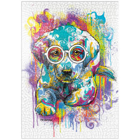 Darstellung des Puzzle Motivs Labor-Augen - Puzzleteile: 1000