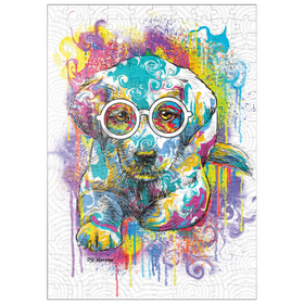 Darstellung des Puzzle Motivs Labor-Augen - Puzzleteile: 200