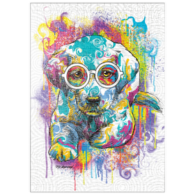 Darstellung des Puzzle Motivs Labor-Augen - Puzzleteile: 500