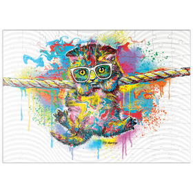 Darstellung des Puzzle Motivs Einfach abhängen - Puzzleteile: 100