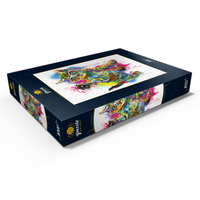 Darstellung des Puzzle Motivs Kitty sagt Hallo - Puzzleteile: 1000