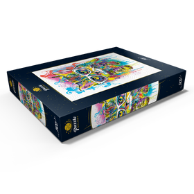 Darstellung des Puzzle Motivs Kätzchen Weiche Augen - Puzzleteile: 500