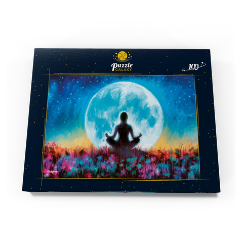 Yoga Moon 100 Puzzle Schachtel Ansicht3