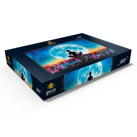 Alternative Darstellung des Puzzle-Motivs Yoga-Mond – Puzzleteile: 500
