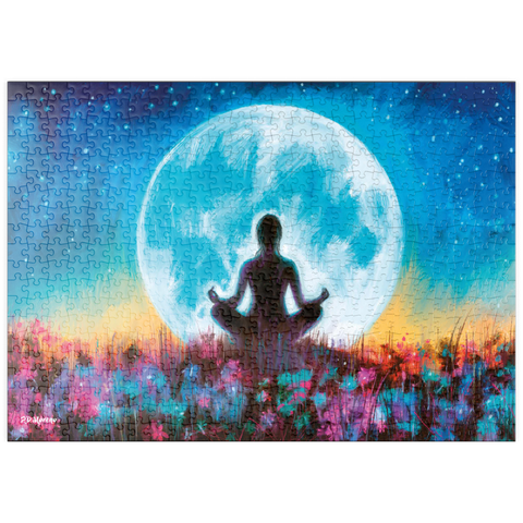 puzzleplate Yoga Moon 500 Puzzle