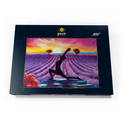 Yoga by the Flowers 1000 Puzzle Schachtel Ansicht3