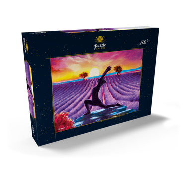 Yoga by the Flowers 500 Puzzle Schachtel Ansicht2
