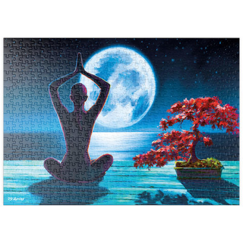 puzzleplate Yoga with the Ocean 500 Puzzle