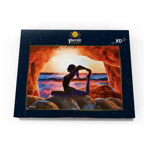 Yoga on the Rocks 100 Puzzle Schachtel Ansicht3