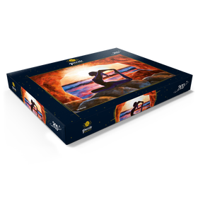 Alternative Darstellung des Puzzle-Motivs Yoga on the Rocks – Puzzleteile: 200