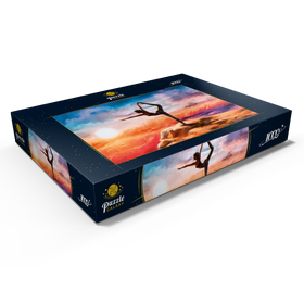Alternative Darstellung des Puzzle-Motivs Berg-Yoga – Puzzleteile: 1000