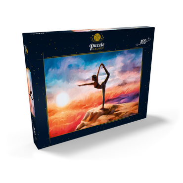 Mountain Yoga 100 Puzzle Schachtel Ansicht2
