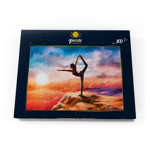 Mountain Yoga 100 Puzzle Schachtel Ansicht3