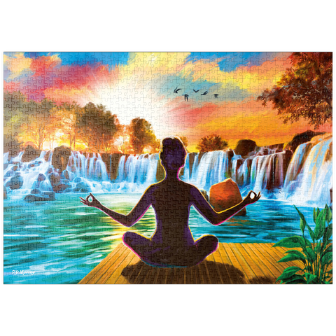 puzzleplate Waterfall Yoga 1000 Puzzle