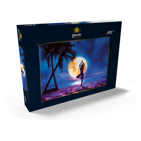 Yoga with Palm Trees 1000 Puzzle Schachtel Ansicht2