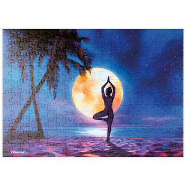 puzzleplate Yoga with Palm Trees 200 Puzzle