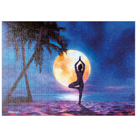 puzzleplate Yoga with Palm Trees 200 Puzzle